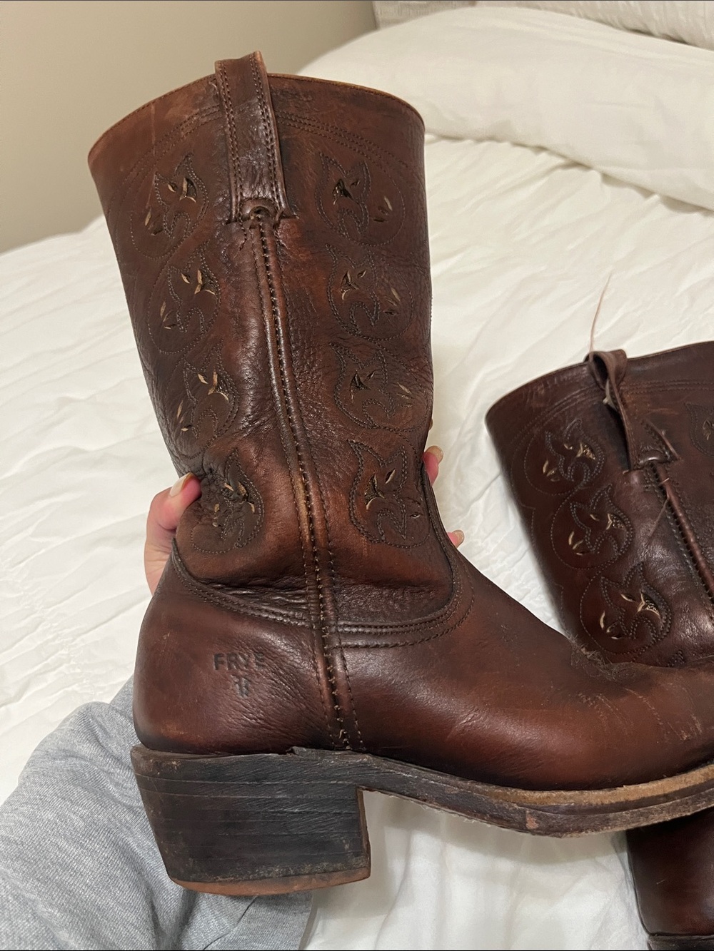 VINTAGE FRYE AUSTIN BOOT SIZE 8.5 - Picture 11 of 15